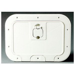 Caisson blanc avec porte 280 x 180 mm façade D